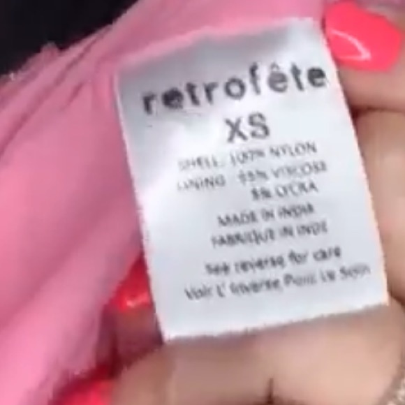 retrofete x REVOLVE | Mertzi Dress in Bubblegum Pink XS - Picture 8 of 8